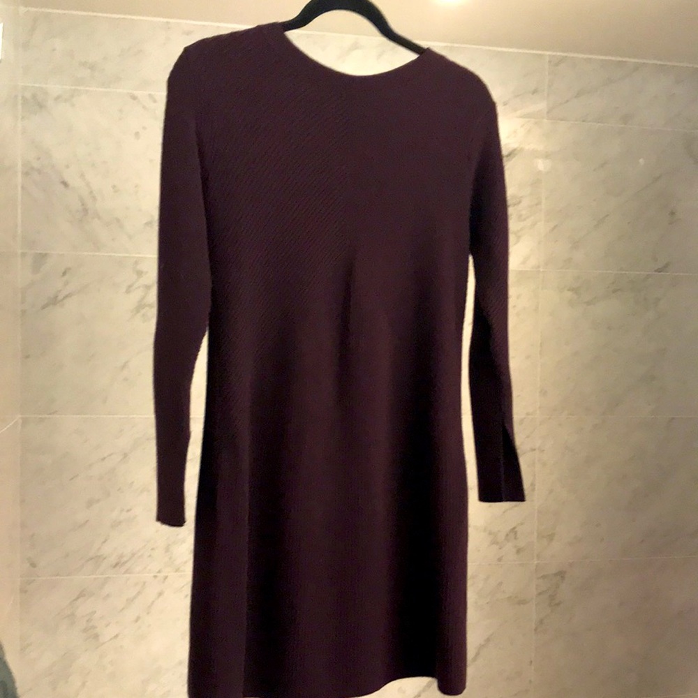 Dark Purple Club Monaco Sweater Dress